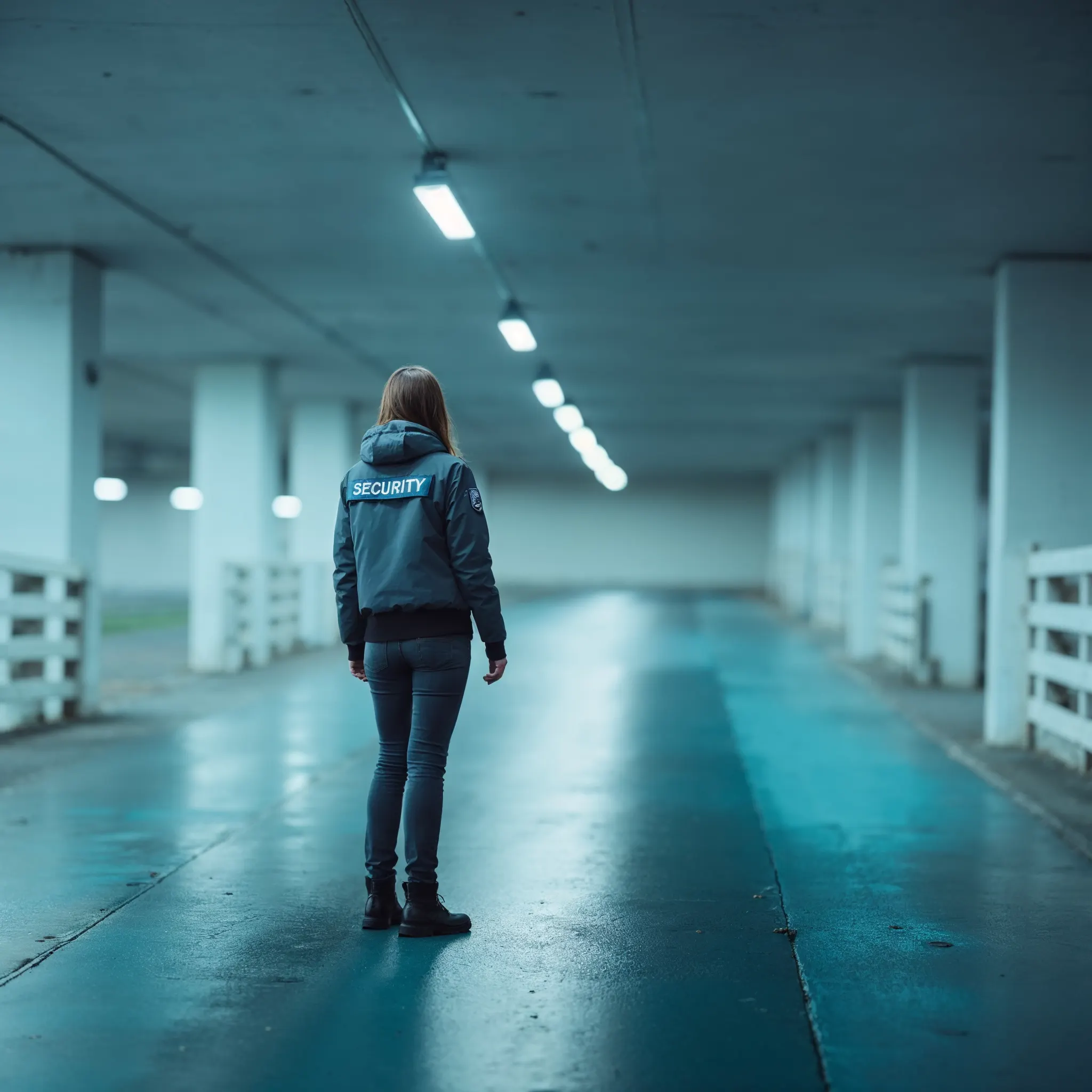 Mitarbeiterin beim Werkschutz von HSG Security